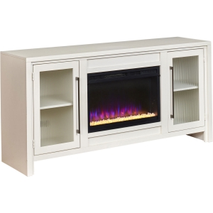 Picture of TATUM WHITE 66" FIREPLACE CONSOLE