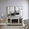Picture of TATUM WHITE 66" FIREPLACE CONSOLE