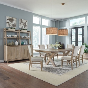 Picture of BRENTWOOD PEDESTAL 7PC DINING
