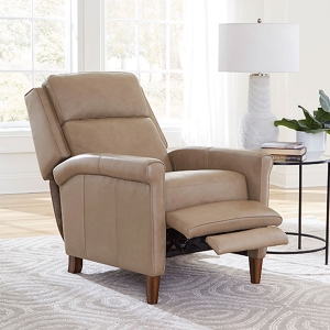 Picture of NORTHFIELD CREAM PUSHBACK LEATHER RECLINER
