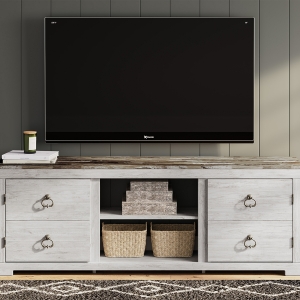 Picture of WILDFLOWER WHITEWASH CONSOLE