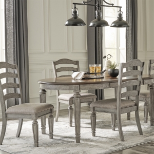 Picture of ROSLYN GRY 5PC DINING SET