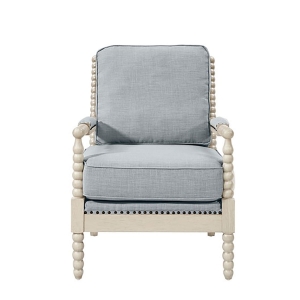 Picture of DONAHAN CHAIR IN BLUE/CREAM