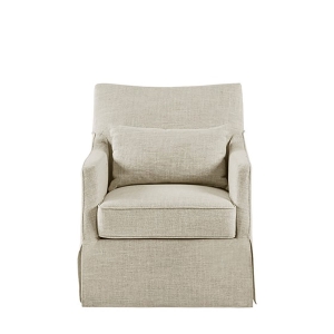 Picture of ENGLAND SKIRT SWIVEL CHAIR IN BEIGE