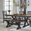Picture of WILDENAUER BLACK DINING BENCH