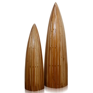 Picture of SET OF 2 CANOE BOOKCASES