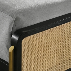 Picture of ARINI BLACK KING RATTAN BED
