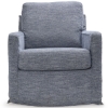 Picture of NENANA NUVELLA DENIM SWIVEL GLIDER CHAIR