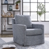Picture of NENANA NUVELLA DENIM SWIVEL GLIDER CHAIR