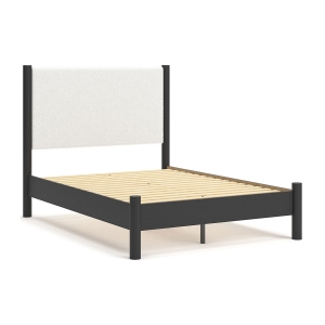 Picture of CASHMERE BLACK UPHOLSTERED KING BED