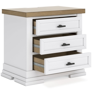 Picture of ASHBRYN THREE DRAWER NIGHTSTAND