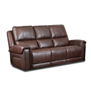 Picture of BURTON SOFA W/ POWER HEADREST, LUMBAR & BLUETOOTH IN BROWN