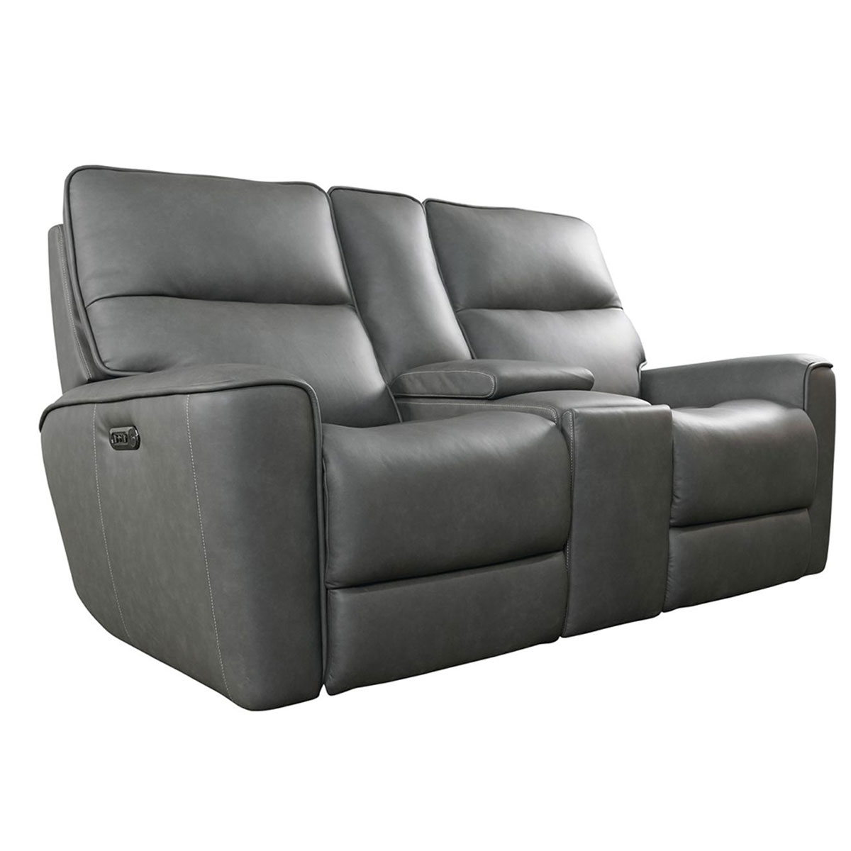 Picture of KENNETH GUNMETAL CONSOLE LOVE W/POWER HEADREST