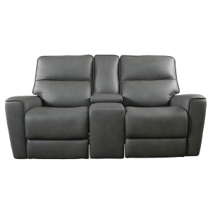 Picture of KENNETH GUNMETAL CONSOLE LOVE W/POWER HEADREST