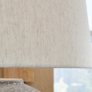 Picture of DREWARD DISTRESSED GREY TABLE LAMP