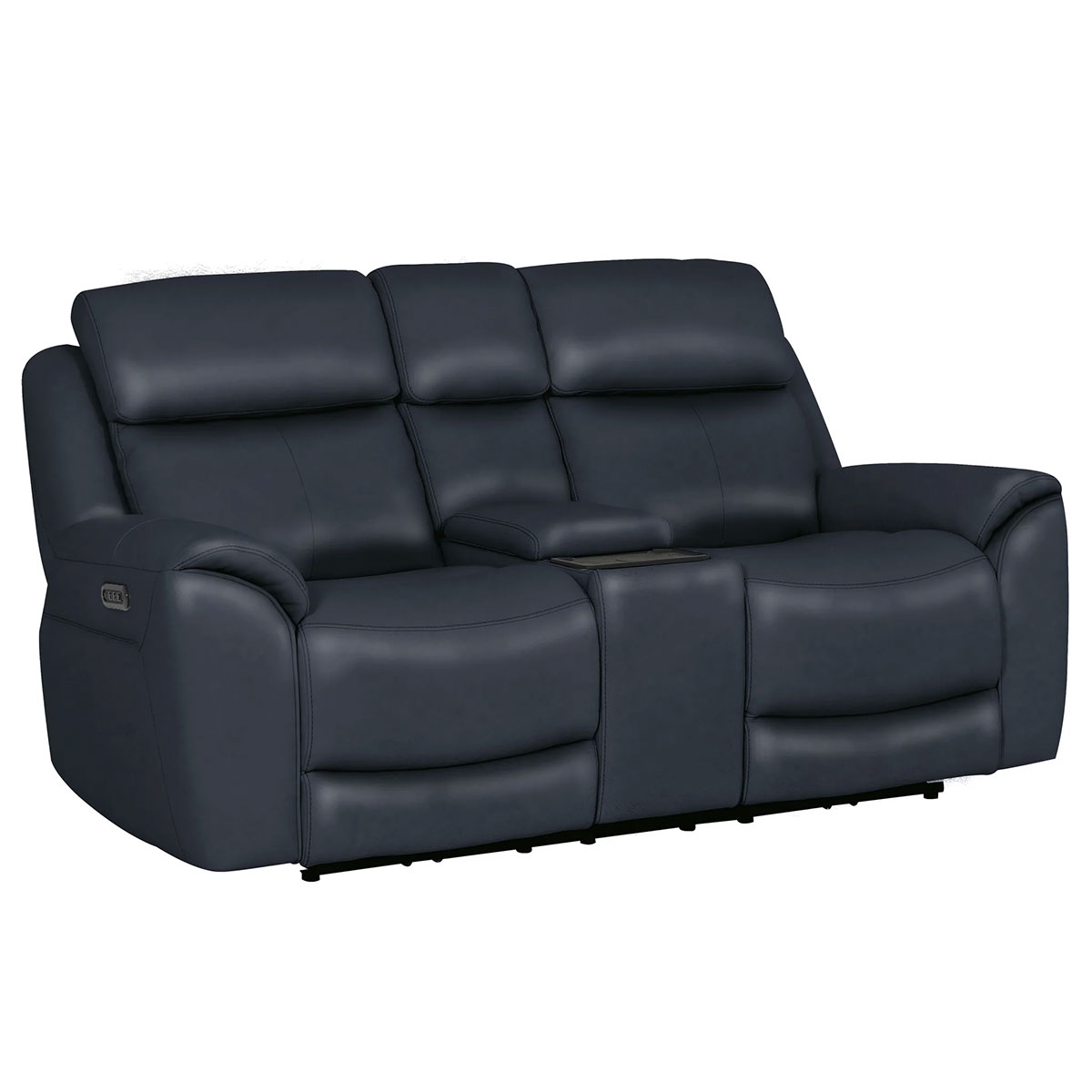 Picture of SEBASTIAN NAVY CONSOLE LOVE W/POWER HEADREST
