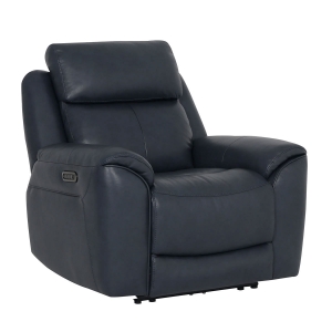 Picture of SEBASTIAN NAVY RECLINER W/POWER HEADREST /LUMBAR