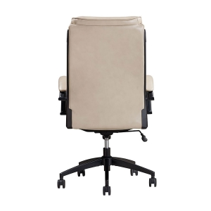 Picture of 370 LEATHER DESK CHAIR LINEN