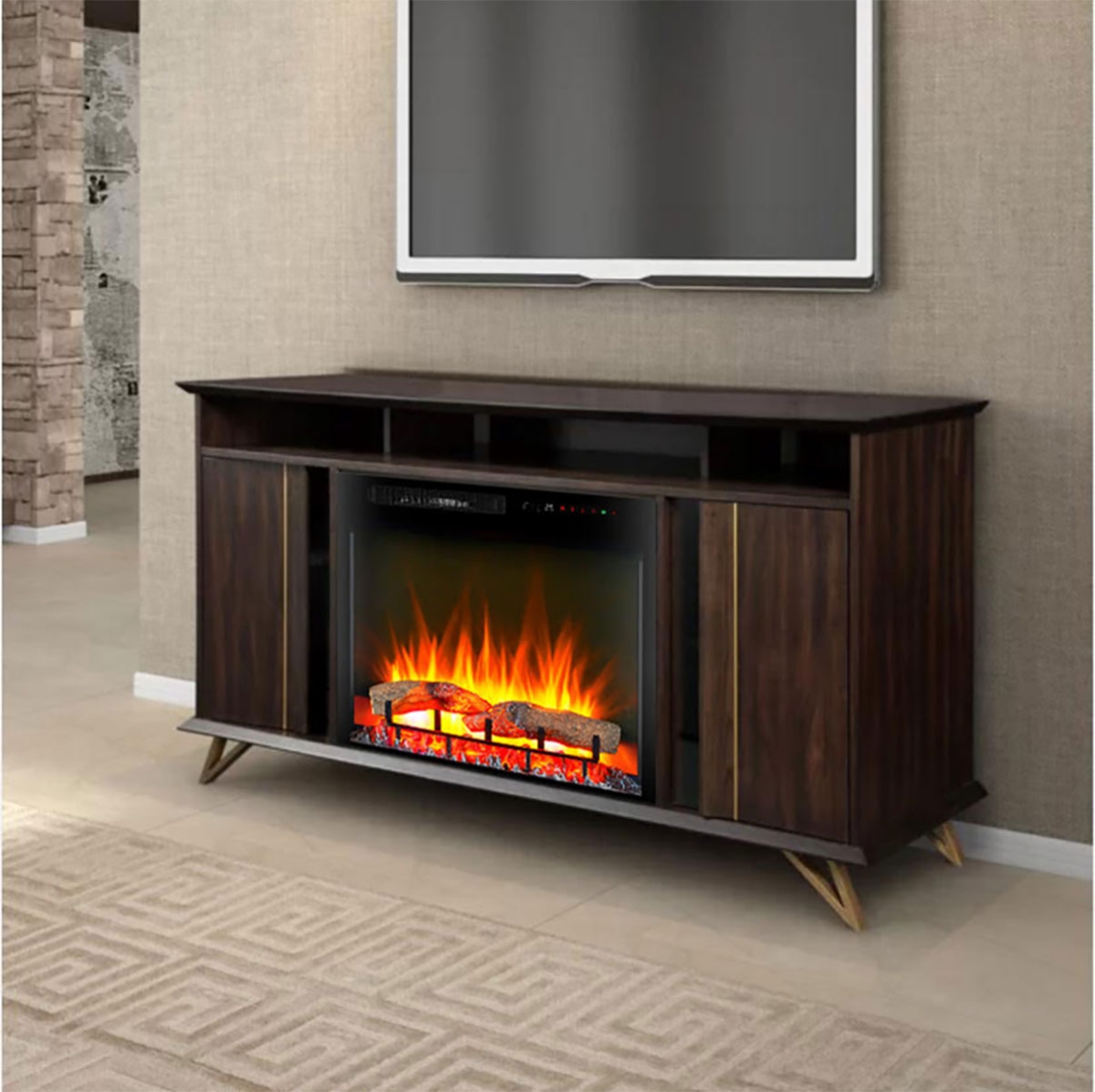 Picture of GRACE CONSOLE W/ 33" FIREPLACE