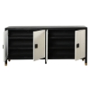 Picture of BLACK AND WHITE FOUR DOOR SIDEBOARD