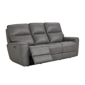 Picture of KENNETH GUNMETAL SOFA W/POWER HEADREST