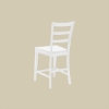 Picture of BAY CITY WHITE LADDER BACK STOOL