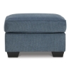 Picture of CASHTON BLUE OTTOMAN