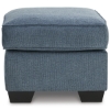 Picture of CASHTON BLUE OTTOMAN