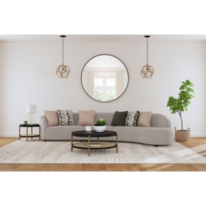 Picture of ARINI BLK/SAND COFFEE TABLE