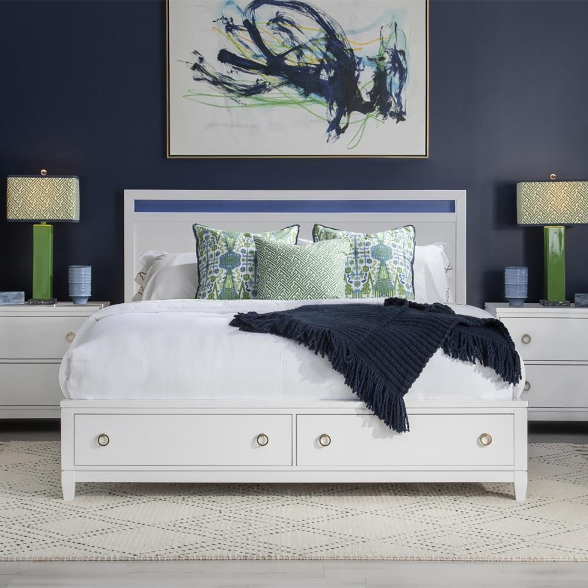 Picture of SUMMERLAND WHITE BED