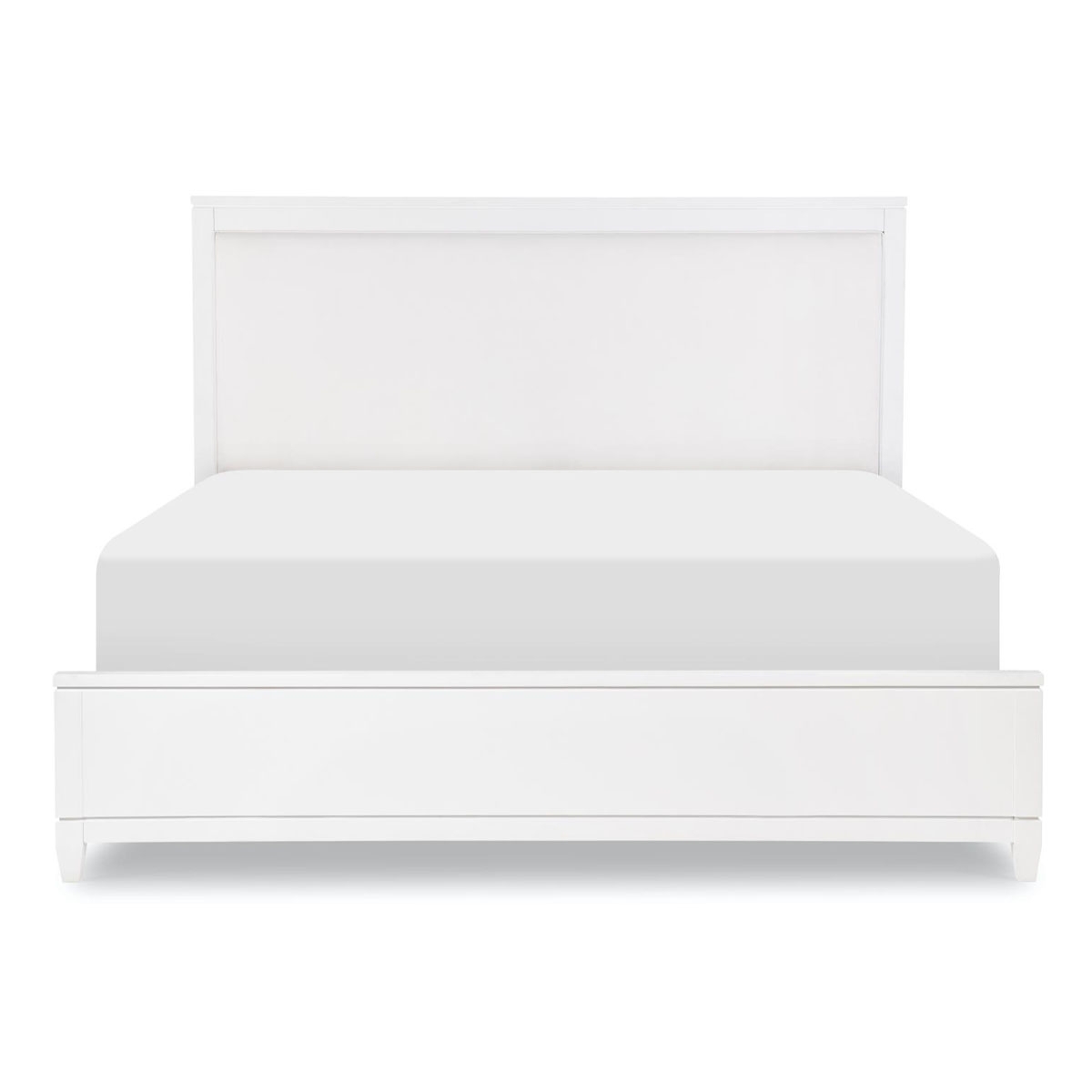 Picture of SUMMERLAND WHITE UPHOLSTERED KING BED