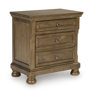 Picture of KENLEY HONEY TWO DRAWER NIGHTSTAND