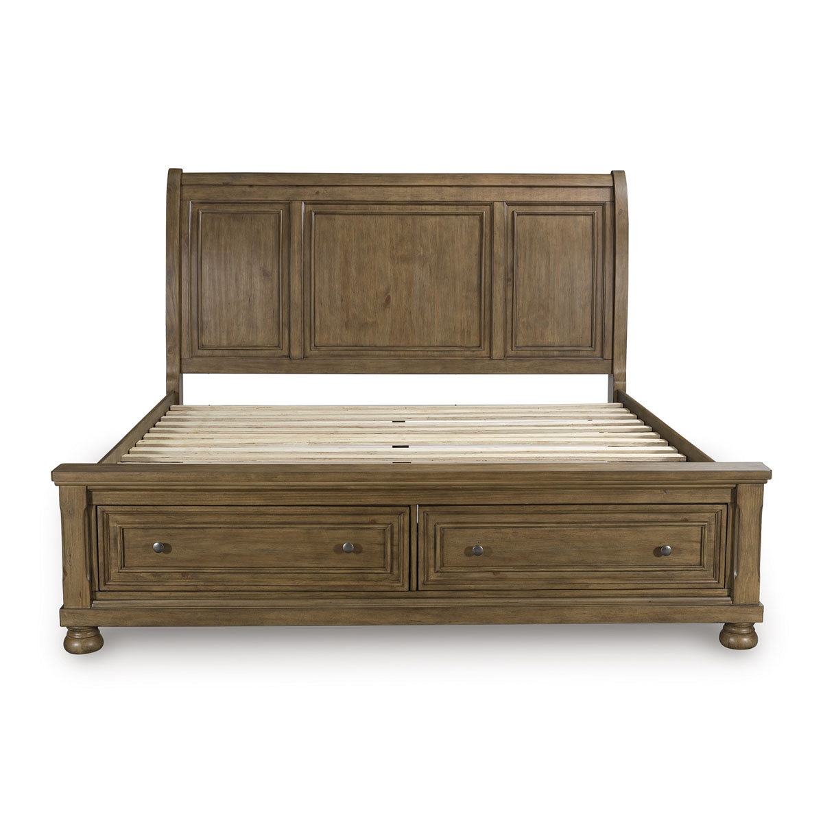Picture of KENLEY HONEY QUEEN SLEIGH BED W/ STORAGE