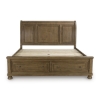 Picture of KENLEY HONEY KING SLEIGH BED W/ STORAGE