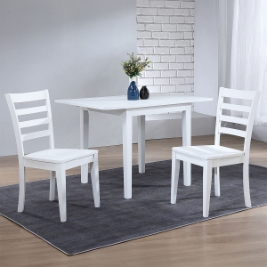 Picture of BAY CITY WHT DROP LEAF TBL