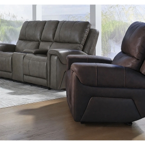 Picture of BURTON BROWN SWIVEL GLIDER RECLINER