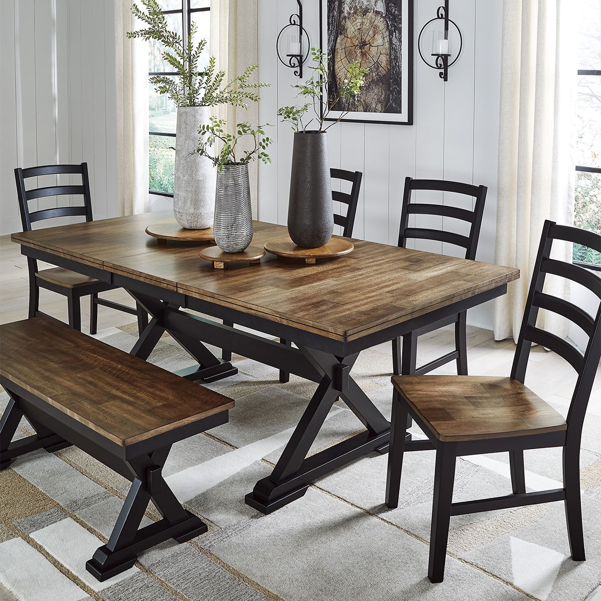 Picture of WILDENAUER 6PC DINING W/BENCH