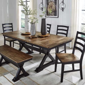 Picture of WILDENAUER 6PC DINING W/BENCH