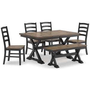 Picture of WILDENAUER 6PC DINING W/BENCH