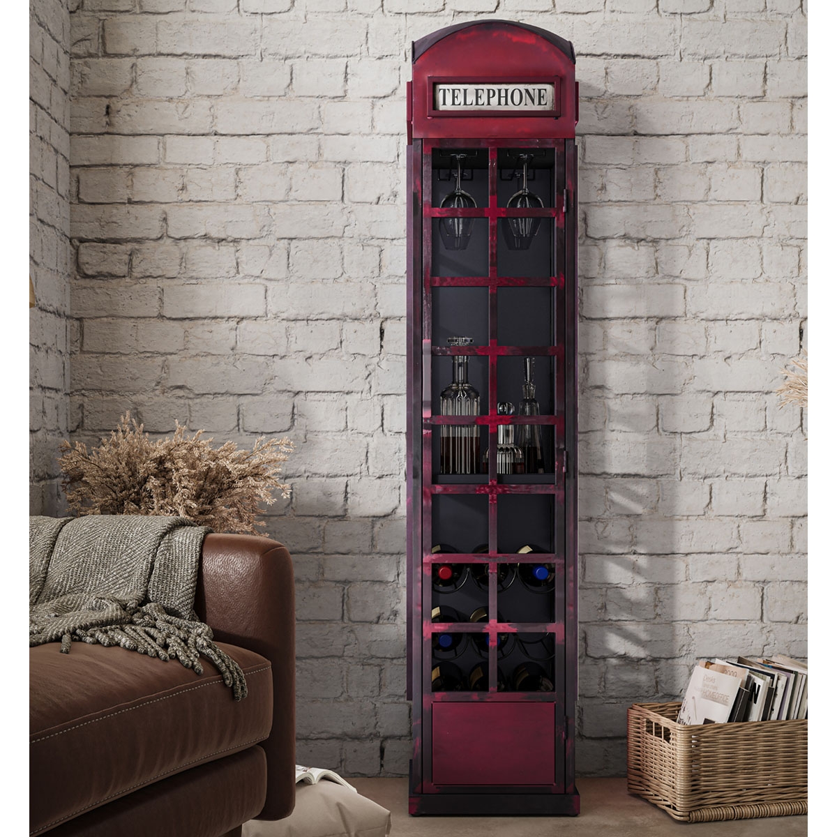 Picture of VINTAGE TELEPHONE BOOTH BAR