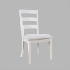 Picture of WESTPORT WHITE LADDER BACK CHAIR