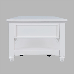 Picture of WESTPORT WHITE CASTERED COFFEE TABLE