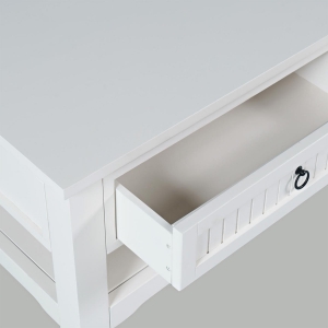 Picture of WESTPORT WHITE CASTERED COFFEE TABLE