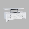Picture of WESTPORT WHITE CASTERED LIFT COFFEE TABLE