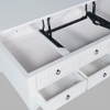 Picture of WESTPORT WHITE CASTERED LIFT COFFEE TABLE