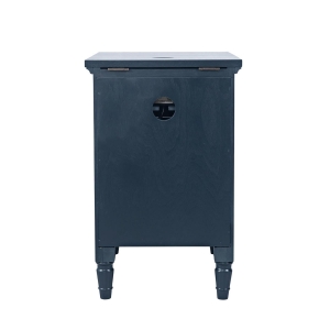 Picture of WESTPORT POWER CHAIRSIDE NAVY TABLE