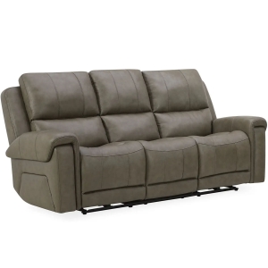 Picture of BURTON SOFA W/ POWER HEADREST, LUMBAR & BLUETOOTH IN GREY