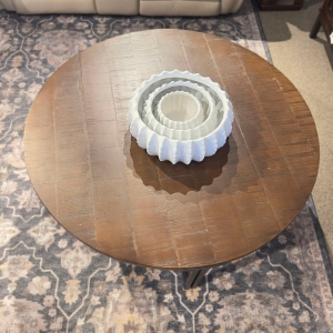 Picture of ZANDER TWO-PIECE UMBER OCCASIONAL TABLES AS-IS