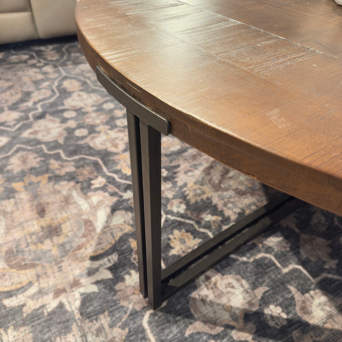Picture of ZANDER TWO-PIECE UMBER OCCASIONAL TABLES AS-IS