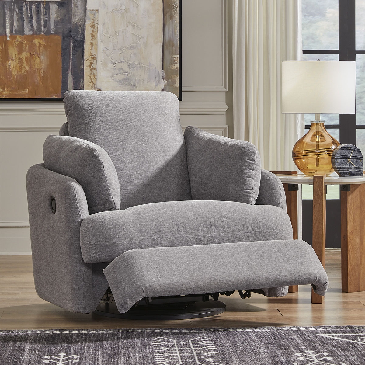 Picture of MODMAX SWIVEL GLIDER RECLINER IN GRANITE